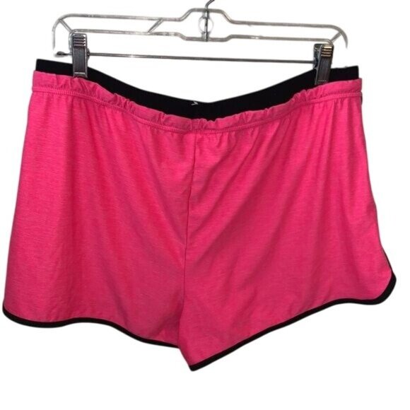 Ideology Womens Pink Athletic Shorts W/ Black Trim Size 6 Polyester - Picture 3 of 6